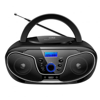 רמקול בומבוקס רדיו דיסק נייד עם בלוטוס Pure Acoustics