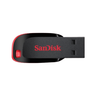 זיכרון נייד SANDISK CRUZER BLAD Z50 32G שחור-אדום