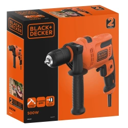 ⁦מקדחה 500W עם פטישון חוט דגם BEH200-QS מבית BLACK&DECKER⁩ – תמונה ⁦2⁩