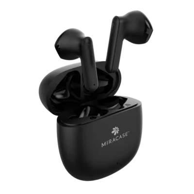 אוזניות אלחוטיות דגם MTWS140 מבית MIRACASE בצבע שחור